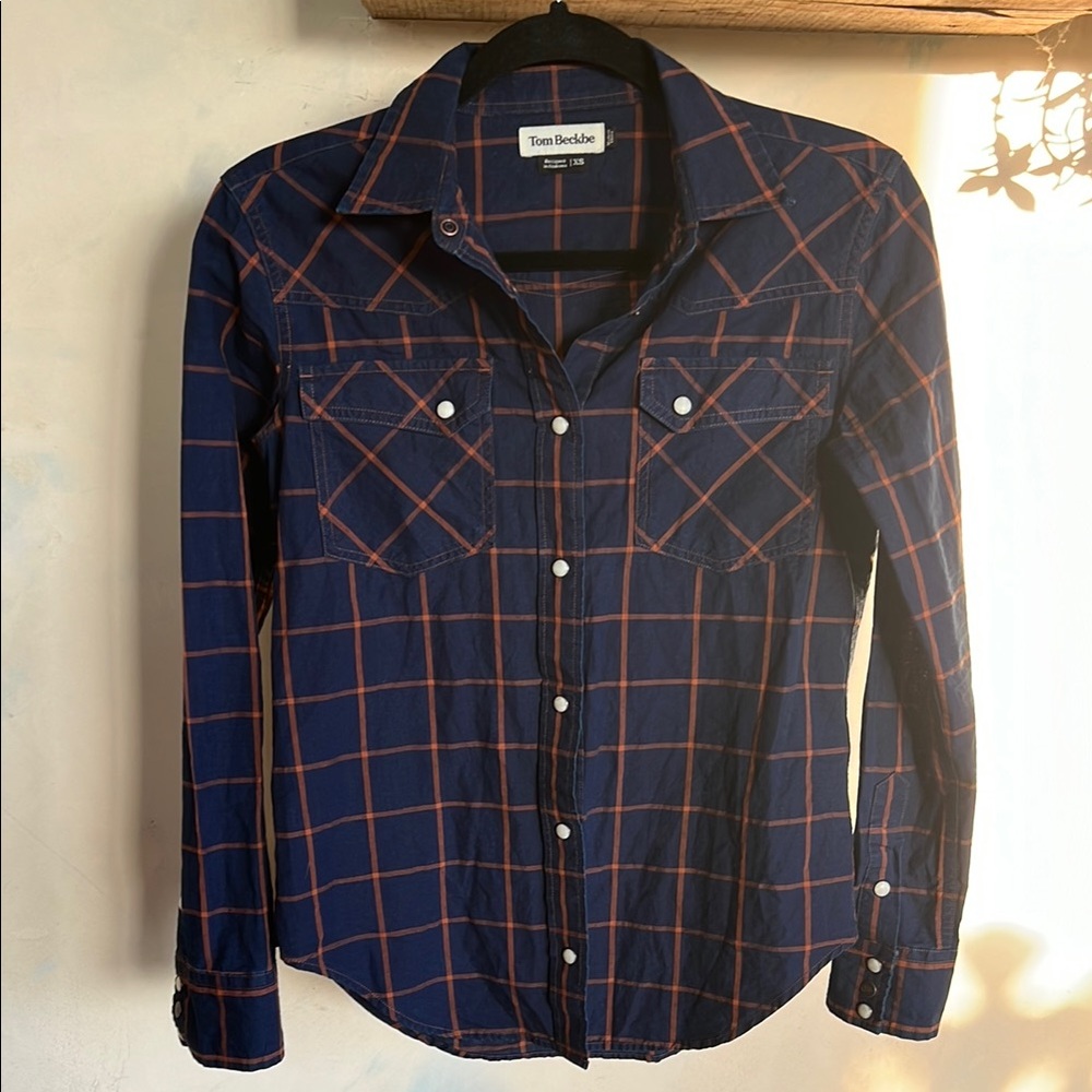 Tom Beckbe Women’s Indigo Blouse